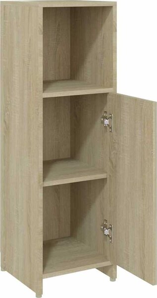 VidaXL Koupelnová skříňka 30 x 30 x 95 cm kompozitní dřevo [802591] Barva: Bílá