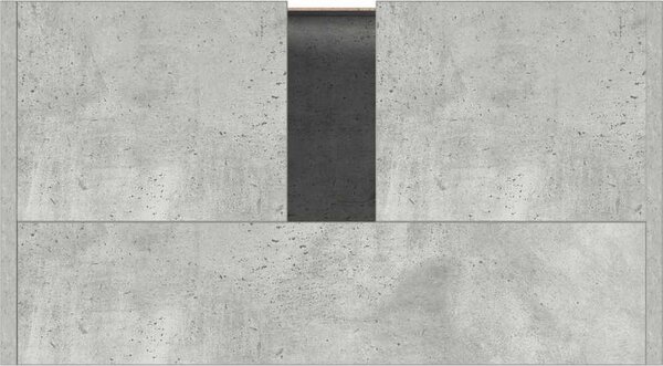 VidaXL Koupelnová skříňka 60 x 33 x 61 cm dřevotříska [802646] Barva: Betonová šedá