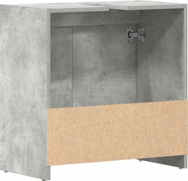 VidaXL Koupelnová skříňka 60 x 33 x 61 cm dřevotříska [802646] Barva: Betonová šedá