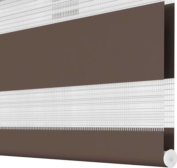 VidaXL Zebrová roleta 70,9 x 120 cm Šířka látky 66,7 cm [240197] Barva: Bílá