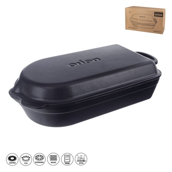 Litinový pekáč 22x42,5 cm LITINA SMALT – Orion
