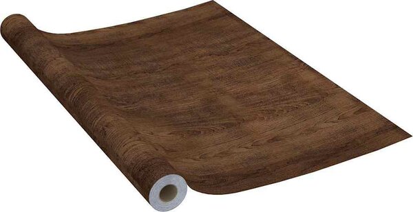 VidaXL Samolepící tapety na dveře 2 ks 210 x 90 cm PVC [146111] Barva: Tmavý dub