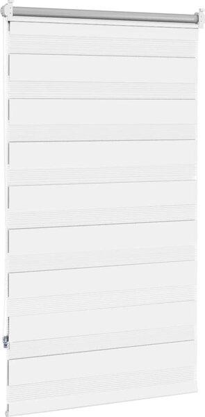 VidaXL Zebrová roleta 90,9 x 150 cm Šířka látky 86,7 cm [240207] Barva: Šedá