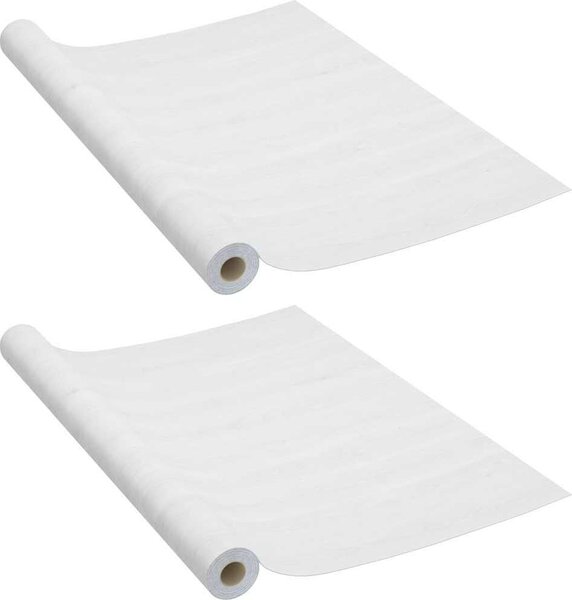 VidaXL Samolepící tapety na dveře 2 ks 210 x 90 cm PVC [146111] Barva: Tmavý dub