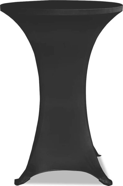 VidaXL Potahy na koktejlový stůl Ø 60 cm, strečové, 2 ks [131431] Barva: Bílá