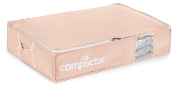 Vakuový plastový úložný box pod postel 65x45x15,5 cm Pink Edition – Compactor
