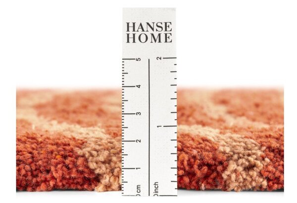 Pratelný/ručně tkaný bavlněný dětský koberec v terakotové barvě 75x120 cm Snuggle Elodie – Hanse Home