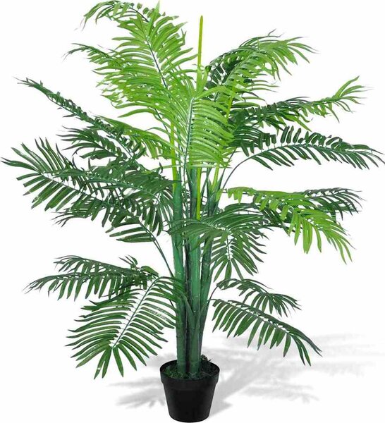 VidaXL Umělá datlová palma v květináči 130 cm [241356]