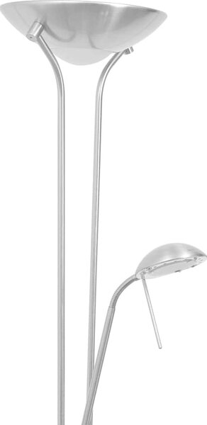 VidaXL Stmívatelná stojací lampa LED 23 W [242730] Barva: Stříbrná