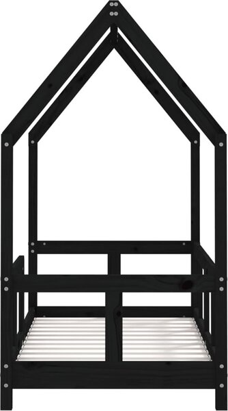VidaXL Dětská postel 70 x 140 cm masivní borové dřevo [835721] Barva: Bílá