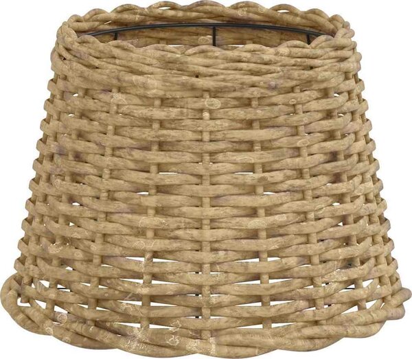 VidaXL Stínidlo lampy Ø 30 x 20 cm proutěné [364383] Barva: Hnědá