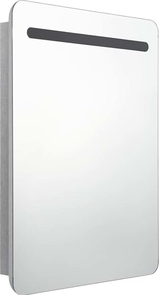 VidaXL LED koupelnová skříňka se zrcadlem 60 x 11 x 80 cm [326509] Barva: Černá