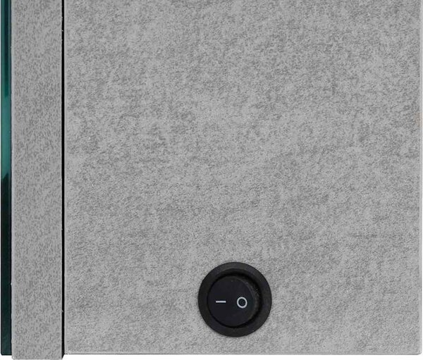 VidaXL LED koupelnová skříňka se zrcadlem 62 x 14 x 60 cm [326521] Barva: bílá a stříbrná