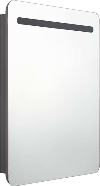 VidaXL LED koupelnová skříňka se zrcadlem 60 x 11 x 80 cm [326509] Barva: Černá