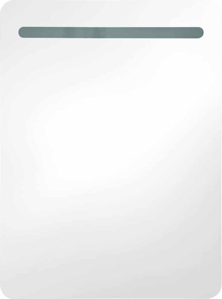 VidaXL LED koupelnová skříňka se zrcadlem 60 x 11 x 80 cm [326509] Barva: Černá