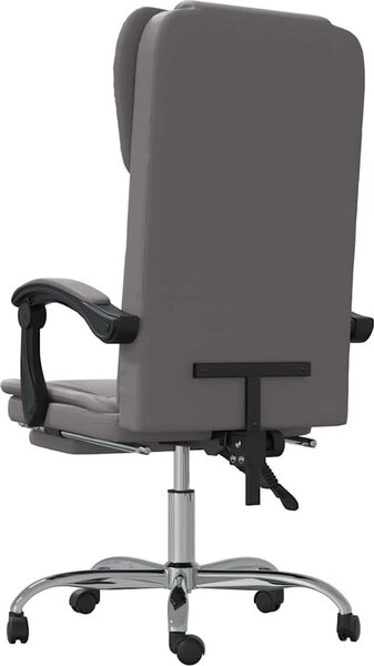 VidaXL Polohovací kancelářská židle umělá kůže [349624] Barva: Hnědá