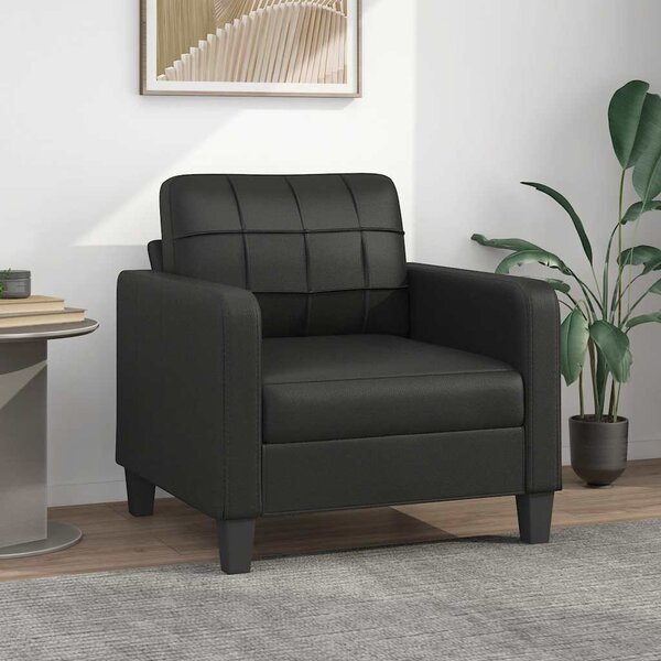 VidaXL Křeslo 60 cm umělá kůže [359108] Barva: Černá