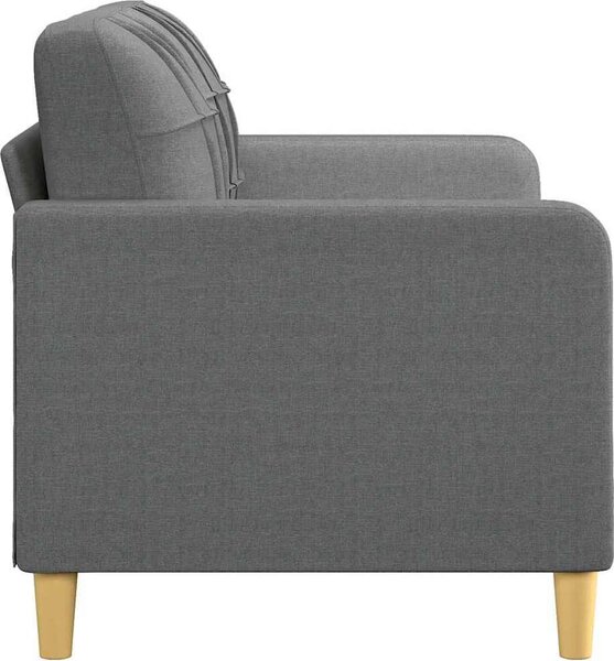 VidaXL 2místná pohovka 140 cm textil [359092] Barva: světle šedá
