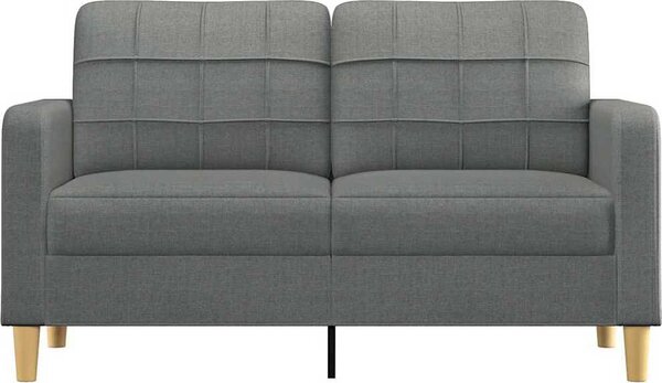 VidaXL 2místná pohovka 140 cm textil [359092] Barva: světle šedá