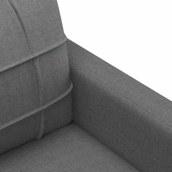 VidaXL 2místná pohovka 140 cm textil [359092] Barva: světle šedá