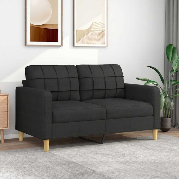 VidaXL 2místná pohovka 140 cm textil [359092] Barva: světle šedá
