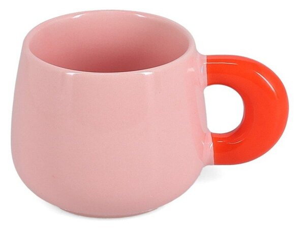 Růžový hrnek z kostního porcelánu 470 ml Coco – ONA