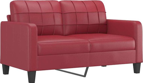 VidaXL 2místná pohovka 140 cm umělá kůže [359120] Barva: Černá