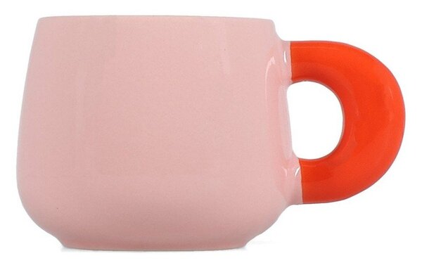Růžový hrnek z kostního porcelánu 470 ml Coco – ONA