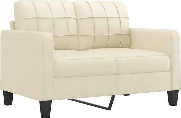 VidaXL 2místná pohovka 120 cm umělá kůže [359115] Barva: krémová