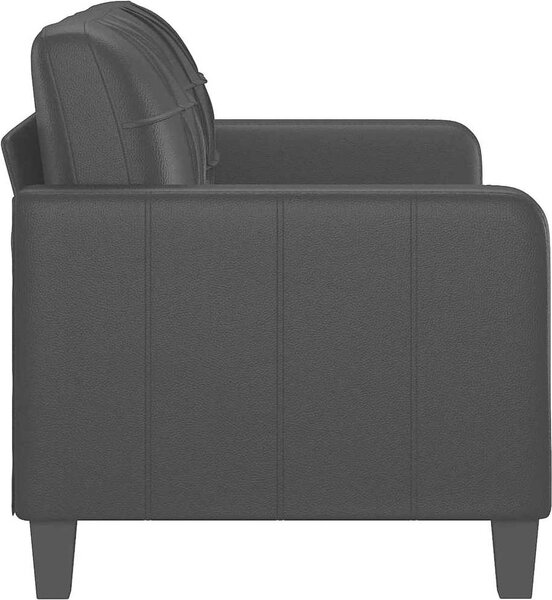 VidaXL 2místná pohovka 140 cm umělá kůže [359120] Barva: Černá