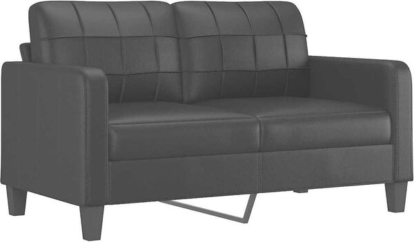 VidaXL 2místná pohovka 140 cm umělá kůže [359120] Barva: Černá