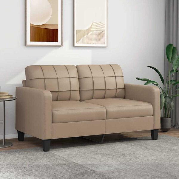 VidaXL 2místná pohovka 140 cm umělá kůže [359120] Barva: cappuccino