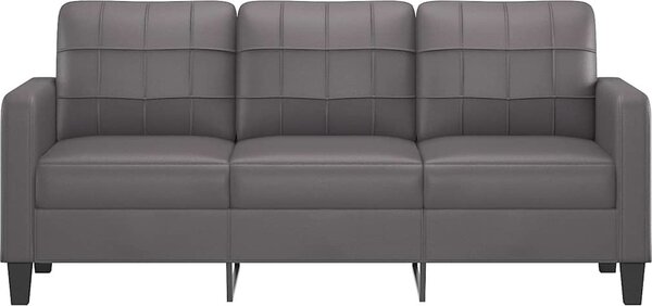 VidaXL 3místná pohovka 180 cm umělá kůže [359122] Barva: Černá