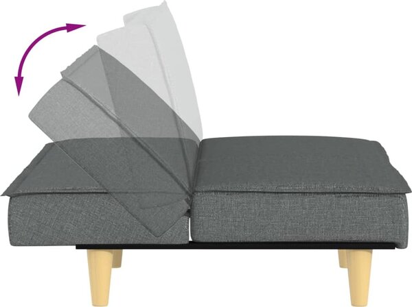 VidaXL Rozkládací pohovka textil [351904] Barva: Žlutá