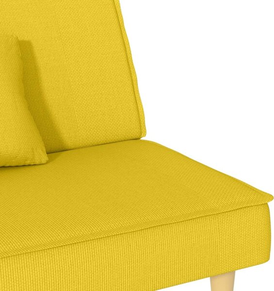 VidaXL Rozkládací pohovka textil [351904] Barva: Žlutá