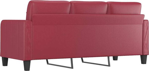 VidaXL 3místná pohovka 180 cm umělá kůže [359122] Barva: krémová