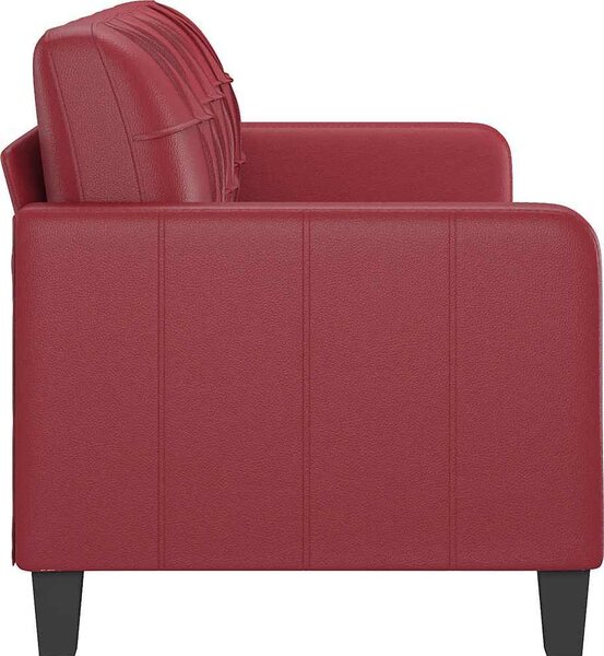 VidaXL 3místná pohovka 180 cm umělá kůže [359122] Barva: krémová