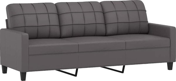 VidaXL 3místná pohovka 180 cm umělá kůže [359122] Barva: krémová