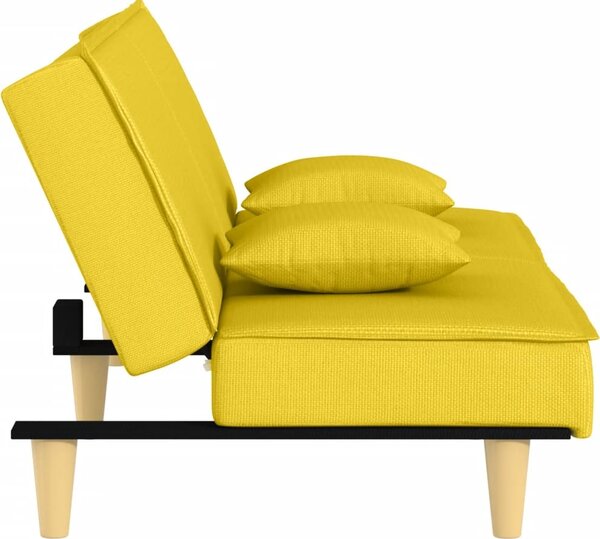 VidaXL Rozkládací pohovka textil [351904] Barva: Žlutá
