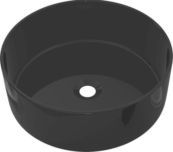 VidaXL Umyvadlo 40 x 15 cm keramika [143499] Barva: Černá