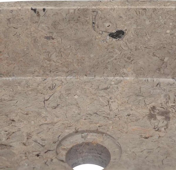 VidaXL Umyvadlo 30 x 30 x 13 cm mramor [149174] Barva: Šedá