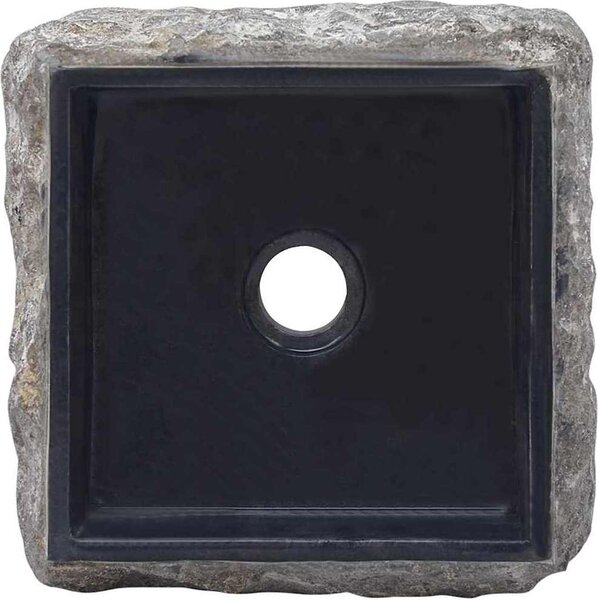 VidaXL Umyvadlo 30 x 30 x 13 cm mramor [149174] Barva: Šedá