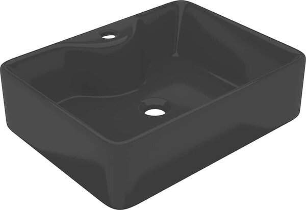 VidaXL Umyvadlo s otvorem pro baterii 48 x 37 x 13,5 cm keramika [141936] Barva: Bílá
