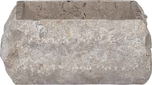 VidaXL Umyvadlo 30 x 30 x 13 cm mramor [149174] Barva: Šedá