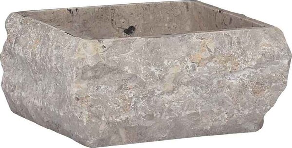 VidaXL Umyvadlo 30 x 30 x 13 cm mramor [149174] Barva: Šedá