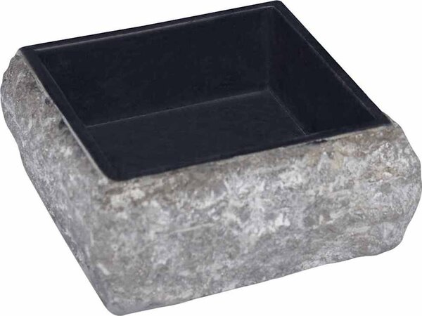 VidaXL Umyvadlo 30 x 30 x 13 cm mramor [149174] Barva: Šedá