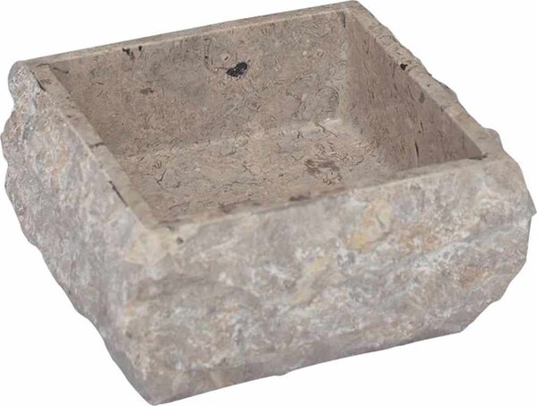 VidaXL Umyvadlo 30 x 30 x 13 cm mramor [149174] Barva: Šedá