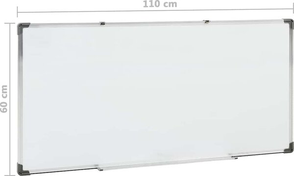 VidaXL Magnetická tabule bílá 110 x 60 cm ocel [150737]
