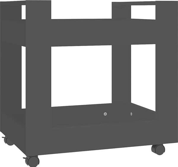 VidaXL Stůl na kolečkách 60 x 45 x 60 cm Kompozitní dřevo [816601] Barva: dub sonoma