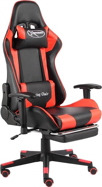 VidaXL Otočná herní židle s podnožkou PVC [20497] Barva: zlatá